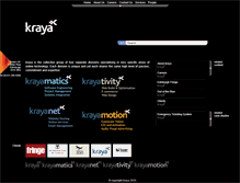 Tablet Screenshot of kraya.co.uk